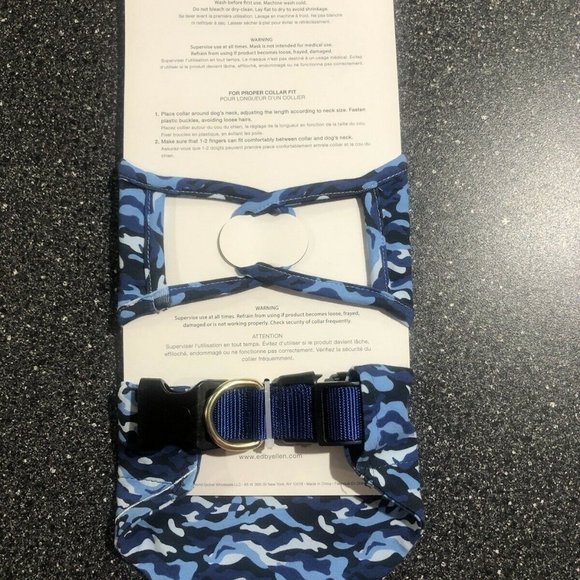 Brand New ED Ellen Degeneres Protective Face Mask & Dog Bandana 3 Sizes Combo - Picture 2 of 5